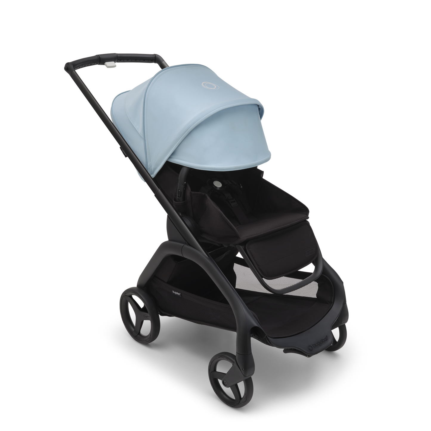 Bugaboo Dragonfly Ultimate Bundle & Free Bugaboo Giraffe Baby Rocker - Black/Skyline Blue
