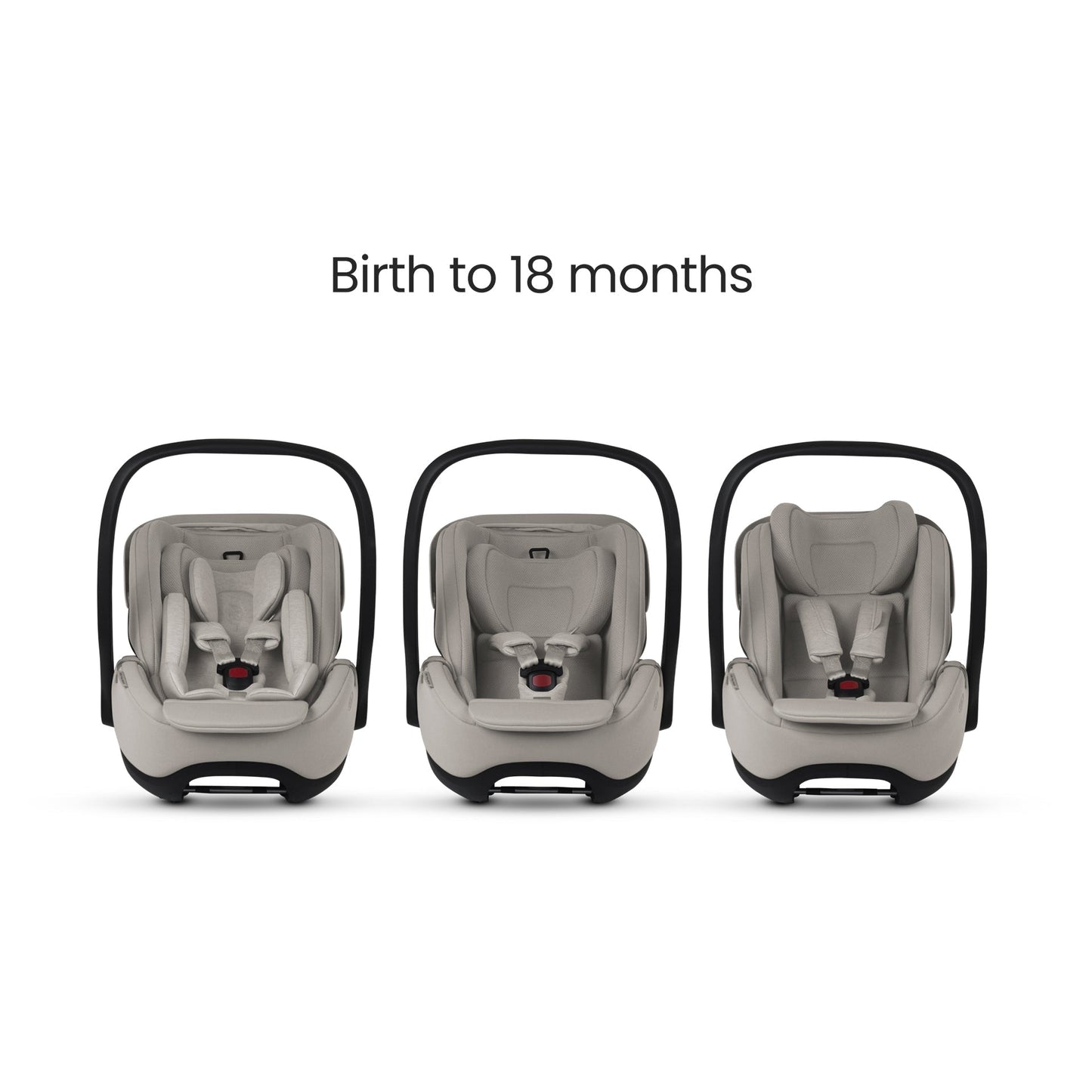 Silver Cross Glide Plus 360 Infant Car Seat and Base - Natural Taupe