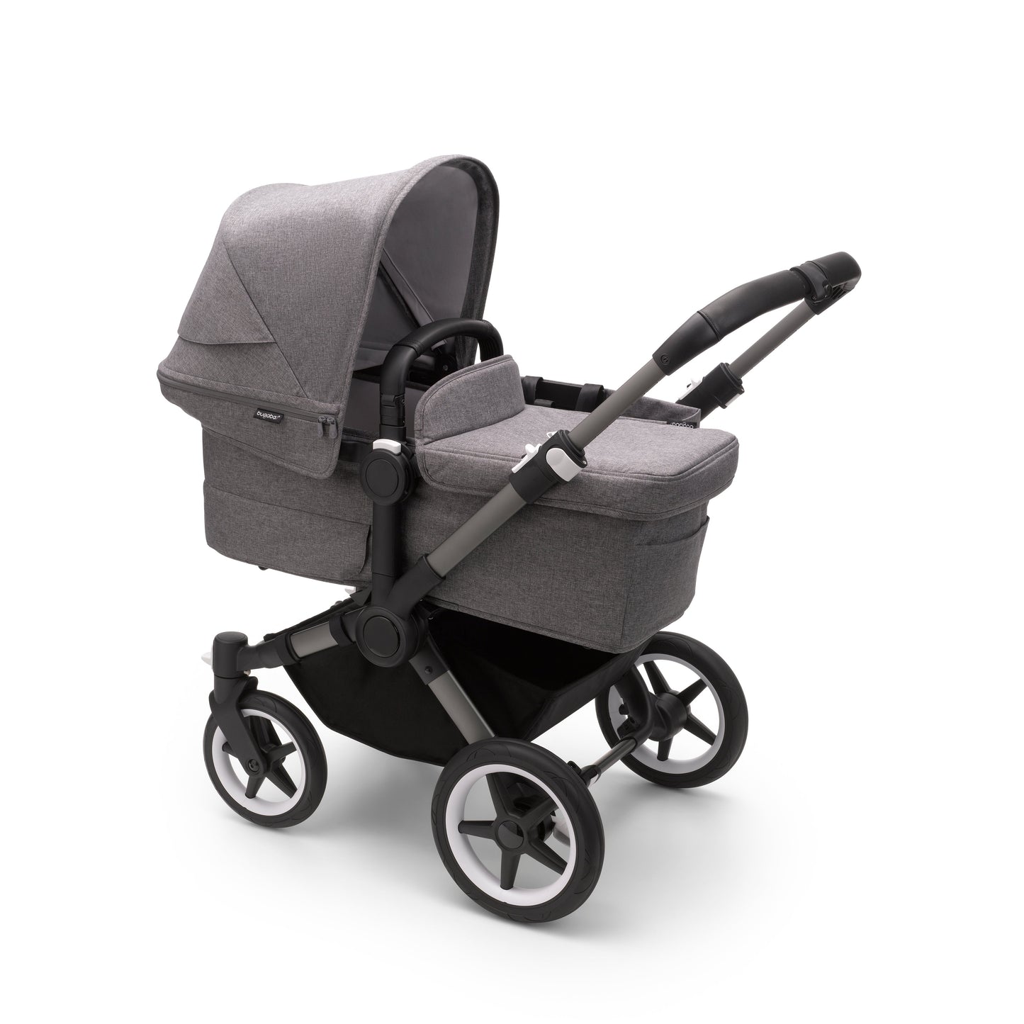 Bugaboo Donkey 5 Mono Complete & Free Bugaboo Giraffe Baby Rocker - Graphite/Grey Melange