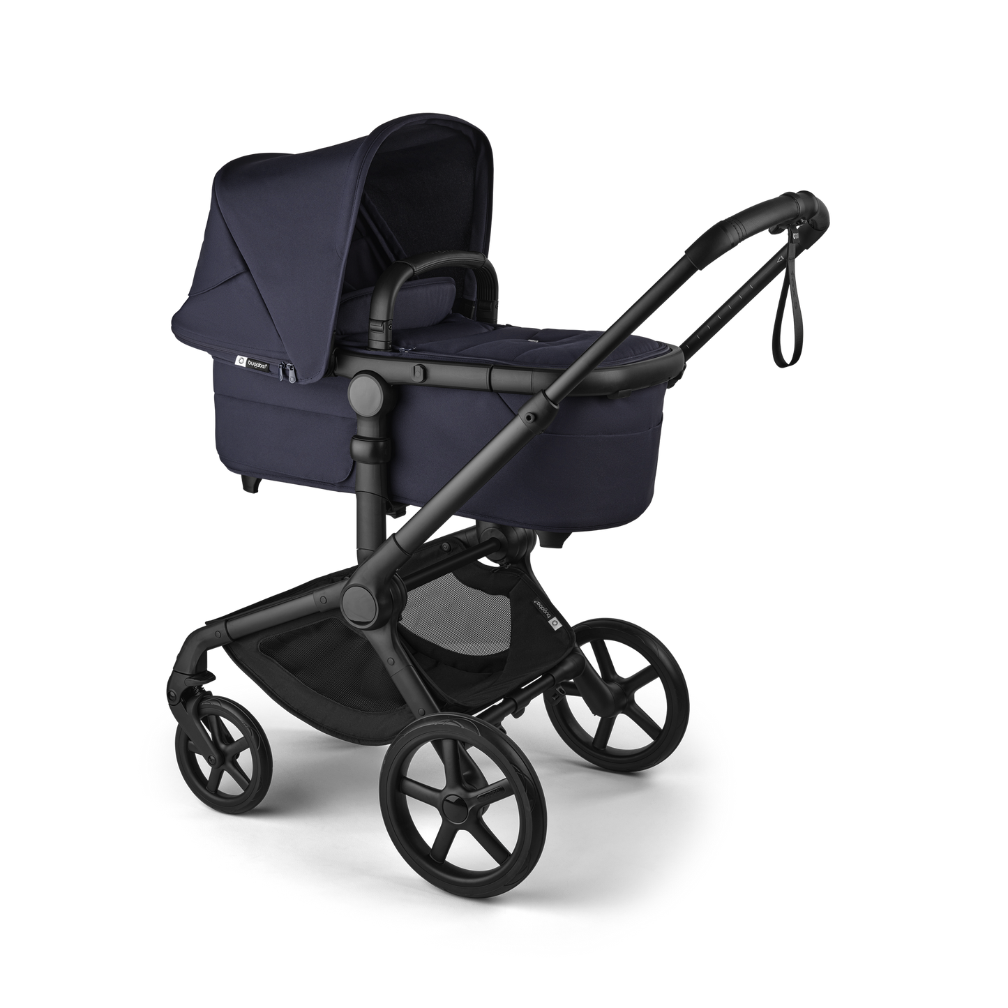 Bugaboo Fox 5 Renew Complete & Free Bugaboo Giraffe Baby Rocker - Black/Deep Indigo