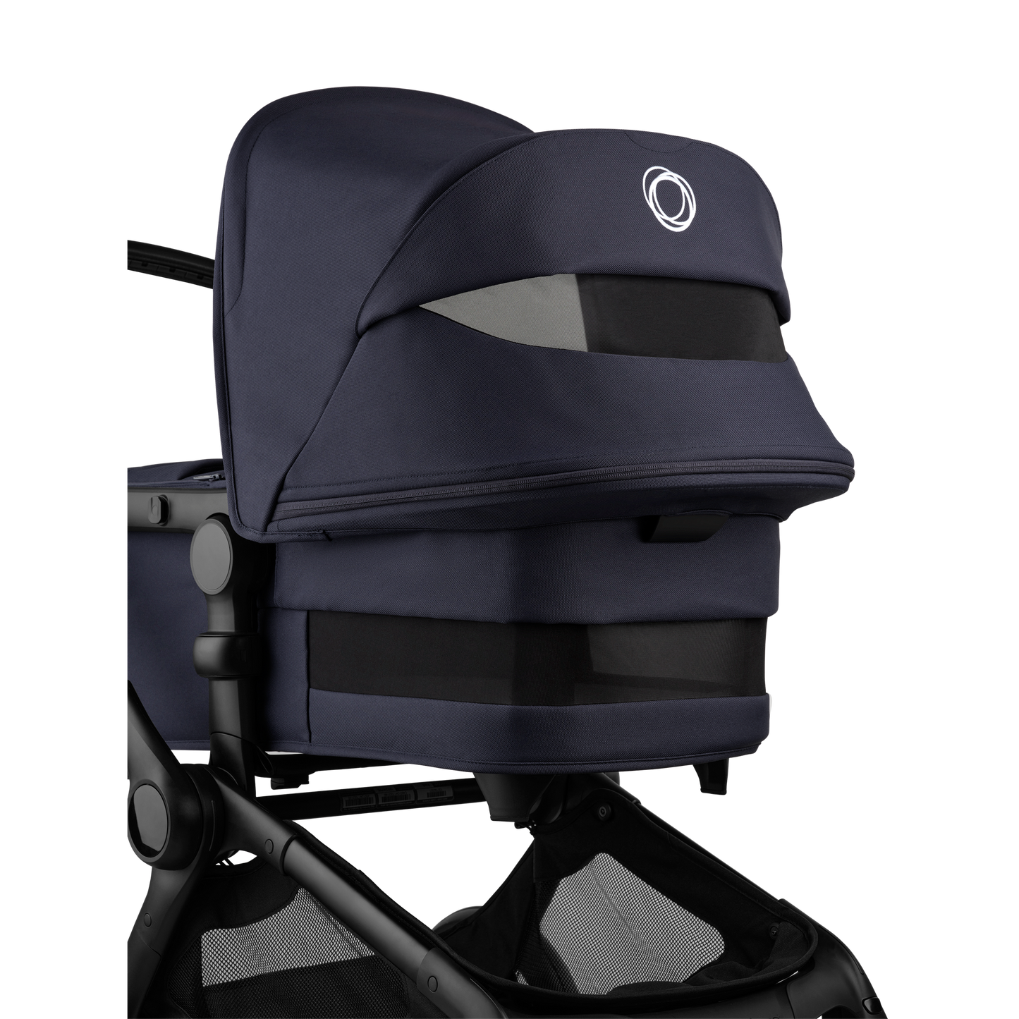 Bugaboo Fox 5 Renew Complete & Free Bugaboo Giraffe Baby Rocker - Black/Deep Indigo