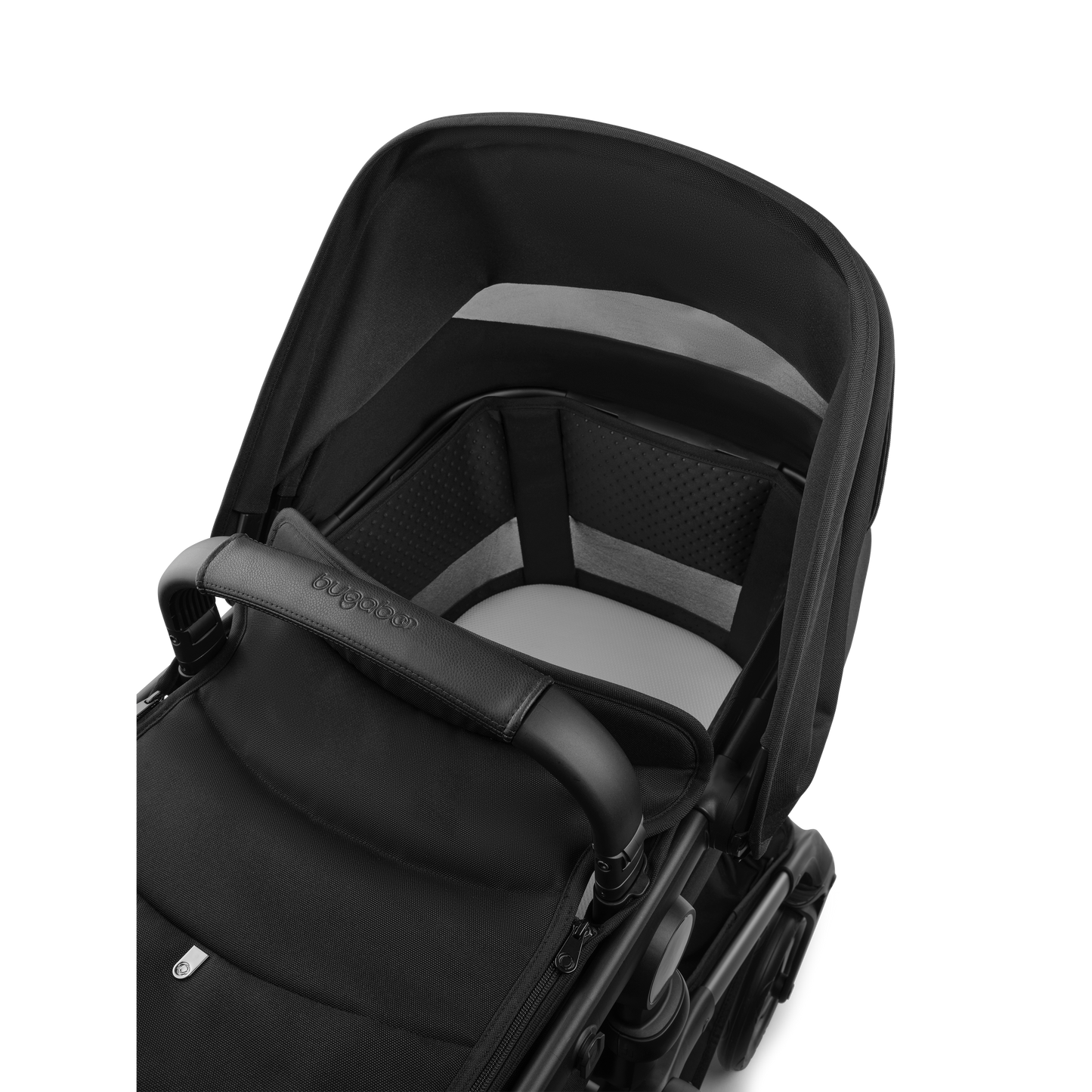 Bugaboo Fox 5 Renew Complete Pushchair Bundle & Free Bugaboo Giraffe Baby Rocker - Black/Heritage Black