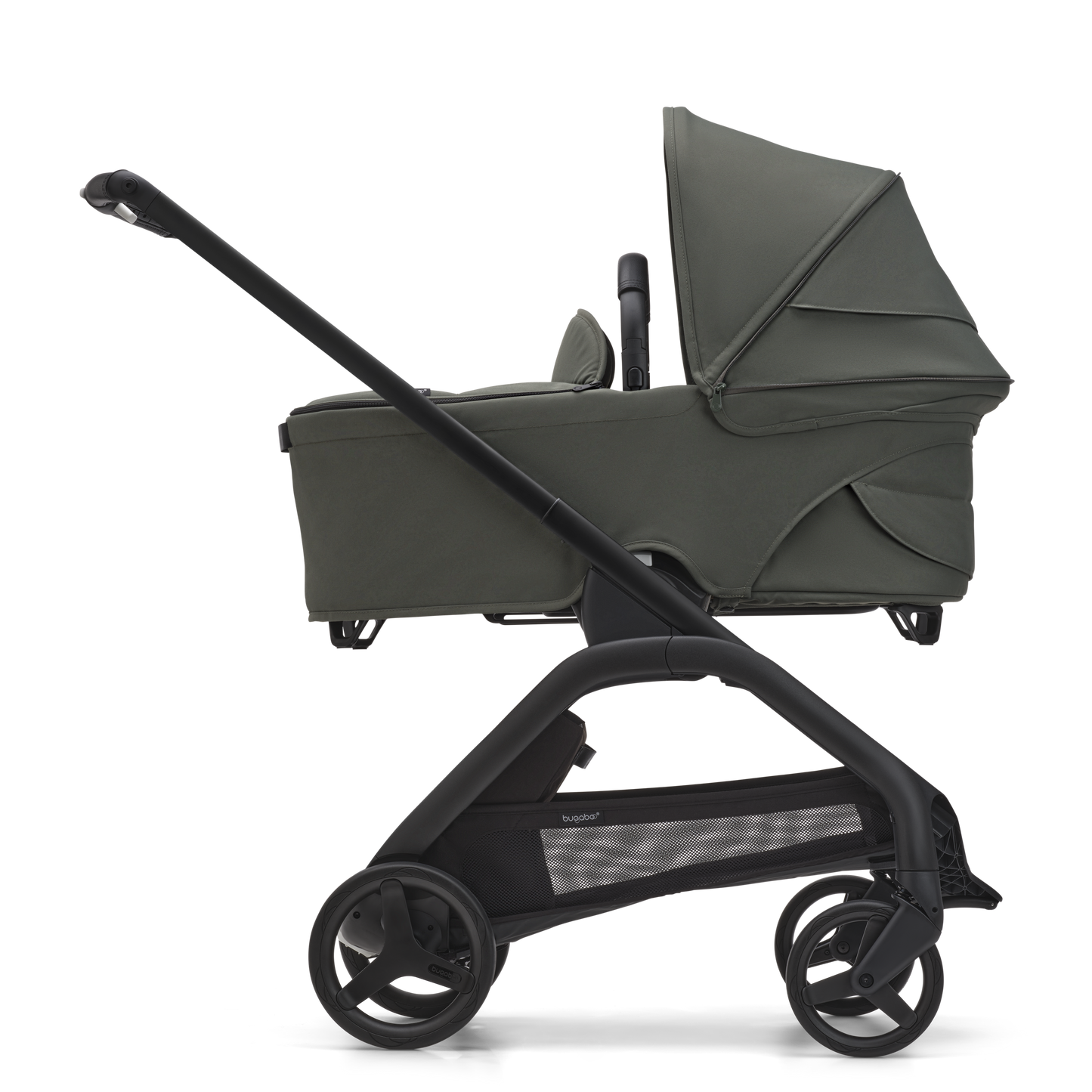 Bugaboo Dragonfly Ultimate Bundle & Free Bugaboo Giraffe Baby Rocker - Black/Forest Green