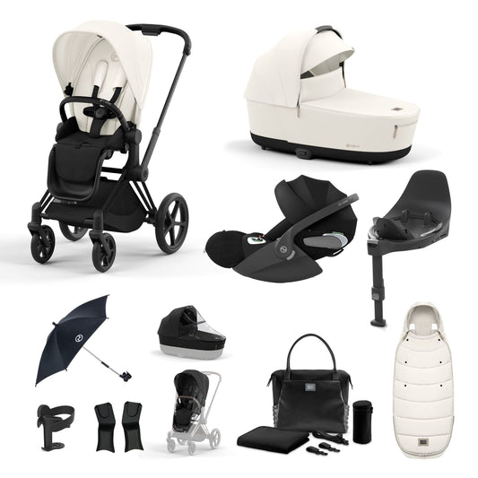 Cybex Priam Bundle - Off White