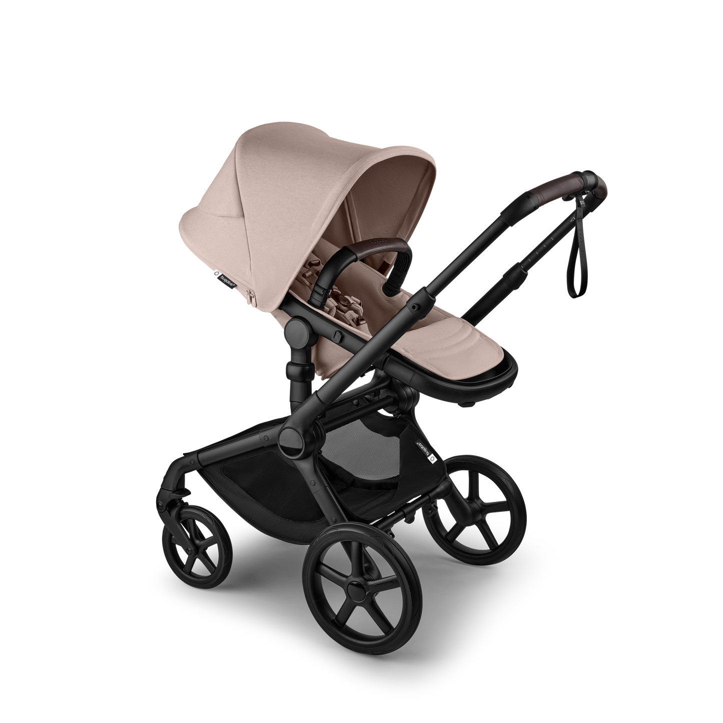 Bugaboo Fox 5 Renew Complete & Free Bugaboo Giraffe Baby Rocker - Black/Desert Taupe Melange