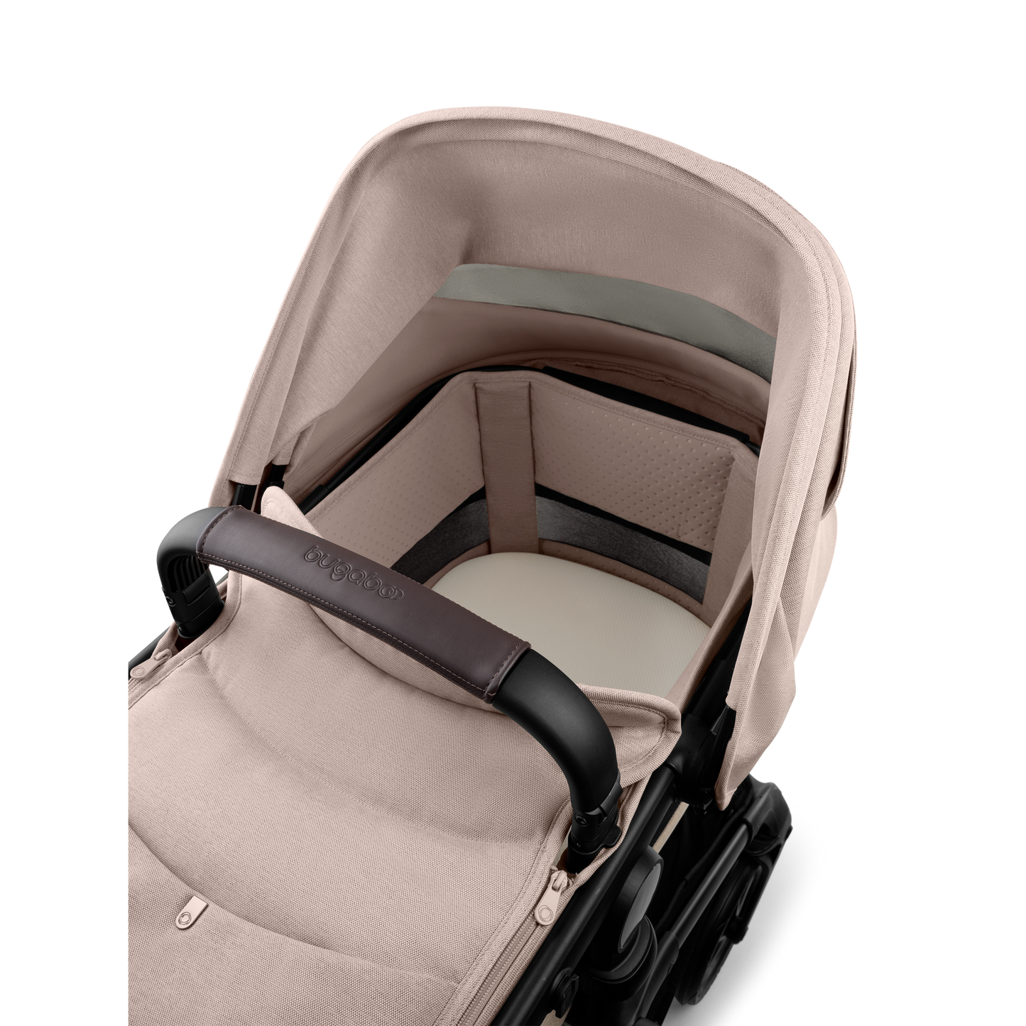 Bugaboo Fox 5 Renew Complete & Free Bugaboo Giraffe Baby Rocker - Black/Desert Taupe Melange