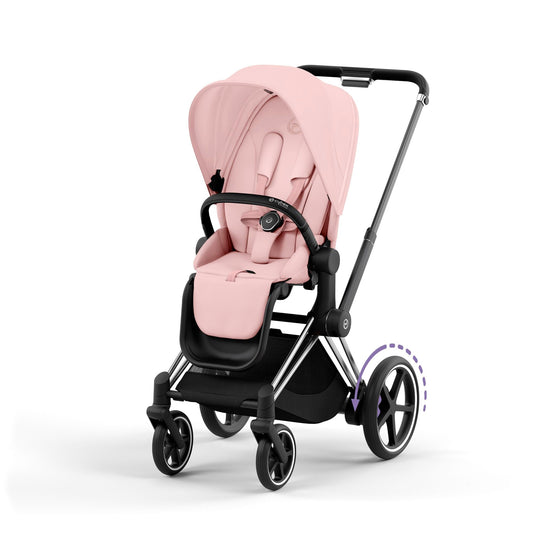 Cybex ePriam Pushchair -  Peach Pink
